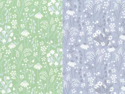 Rose & Hubble Bluebells Flower Daisy Floral Fabric Craft Fabric Material 110cm • £3.99