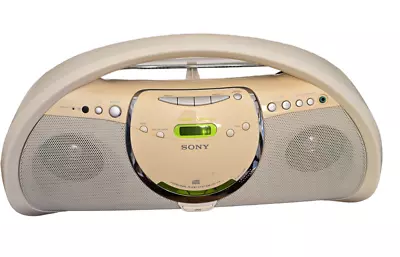 Vintage Sony ZS-Y3 Portable Stereo CD-R/RW Player AM/FM Radio Boombox - Working • $69.96