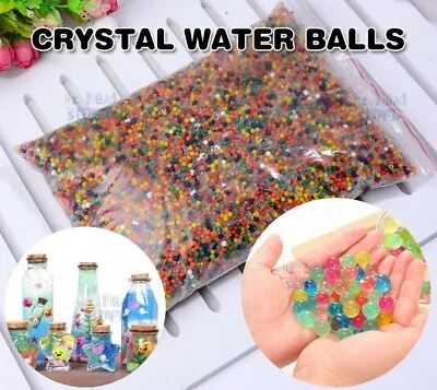£2.99 • Buy 2500 Pcs Orbeez Water Crystal  Aqua Gel Balls Vase Filler Beads Uk Decor Multi
