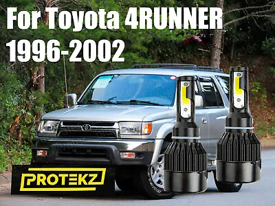 LED 4RUNNER 1996-2002 Headlight Kit H4/9003 6000K White CREE Bulbs Hi/Low Beam • $25.96