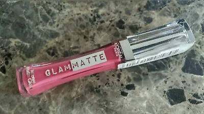 L'Oréal Paris Glam Shine Matte Intense Lip Gloss 508 Coral Denimista Pink   • £3.99