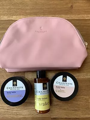 £5 • Buy Champneys Health Spa Mini Moments 3x Lotions Gift Set With Bag