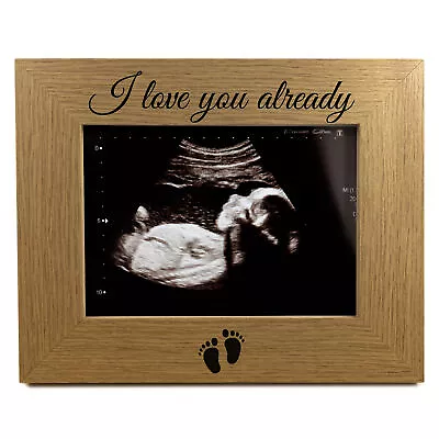 Mummy Daddy To Be Gift From Bump Love You Already Photo Frame Baby Scan Gift • £7.99