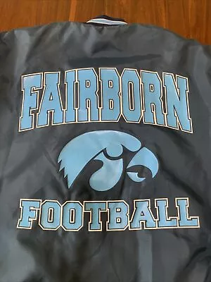 Vintage Holloway Fairborn High School Varsity Football Jacket Coat Size Large • $29.99