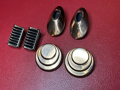 Vintage Renoir Copper Clip Earrings Lot Of 3 Modernist 5407 • $30