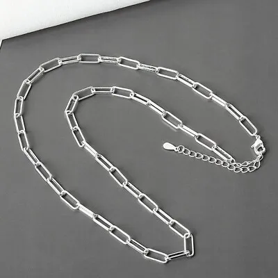 925 Sterling Silver Vintage Elegant Stylish Necklace Trendy Unique Beauty Chain • $8.29