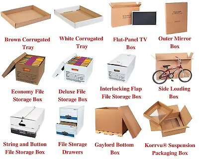 36-70  Corrugated Boxes For Shipping/Moving CHOOSE YOUR SIZE Multi Pack • $293.92