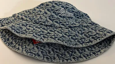 Supreme Monogram Crusher Hat/ Blue Size S/m Fw21 Week 8 (authentic) Brand New • $80.99