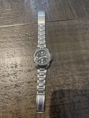 $19.99 • Buy Relic Wet Quartz Men’s Watch 165 Ft. Rotating ZR-11188 Stainless Steel