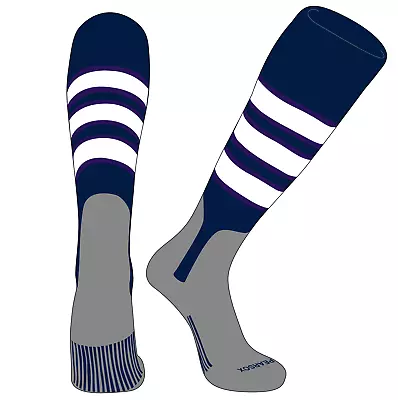 OTC Baseball Softball Stirrup Socks (C 7in) Navy Purple White Silver • $15.99