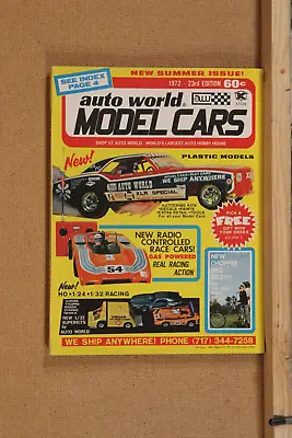 Auto World Catalog-vintage 1972 1/2  Edition Model Cars Slot Cars Etc. • $39.95