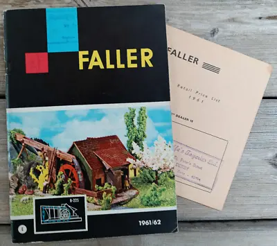Faller Catalogue 1961/62 Price List 1961 Model Railways English Pioniere Fa-mos • £21.40