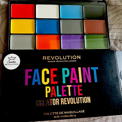 Hallowen Makeup Revolution  Face Paint Palette Creator Revolution Vegan (Zombie) • £8.99