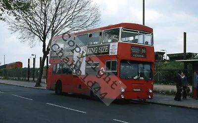 London Transport DM2610 THX610S Leyland Fleetline Original 35mm Colour Slide • £2