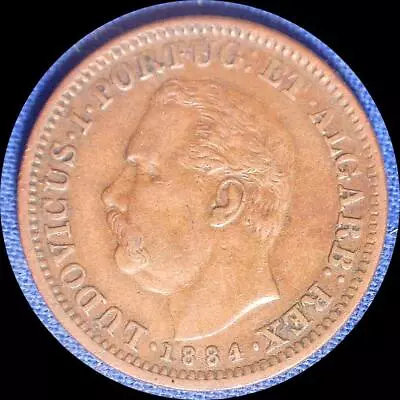 $29.50 • Buy Portuguese India 1884, 1/4 Tanga Old World Coin HIGH GRADE #2192