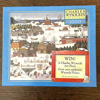 1000 Piece Jigsaw Puzzle Charles Wysocki Americana Hickoryhaven Canal NIB • $20