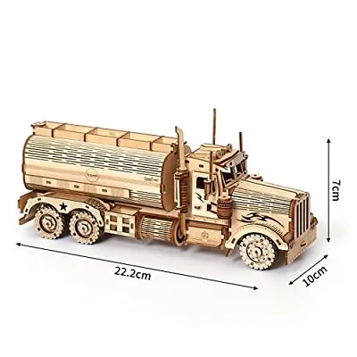 Cuteefun 3D Wooden Puzzle Tanker Truck Mechanical Model Kits For Adults...... • £19.26