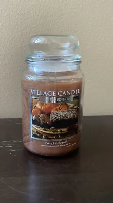 Village Candle Scented Fall  Pumpkin Bread HTF New Limited Edition Discontinued • $39.97