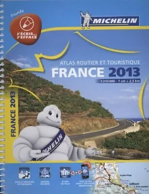 France 2013 (Michelin Road Atlas - Laminated A4 Spiral) (Michelin... By Michelin • £5.92