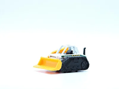 Matchbox MBX Construction Diecast Forklift Mission Mini Bull Dozer BDV71 White • $7