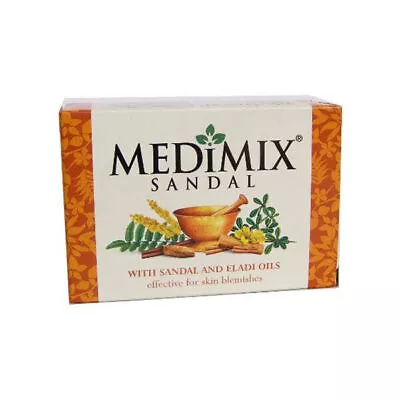 Medimix Ayurvedic Sandal Bathing Bar Soap -125Gram -Free Ship • $11.07