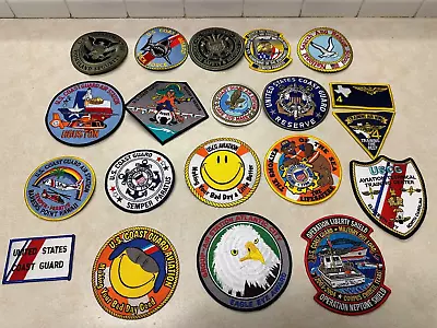 Lot Of 20 US Coast Guard USCG Patches • $39.99