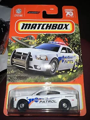 2023 Matchbox Dodge Charger Pursuit NASA Security Patrol White 70 Years • $1.80