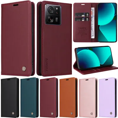 Glossy Wallet Leather Flip Case Cover For Xiaomi Mi 13T 12T Redmi 13C Note 13Pro • $20.89