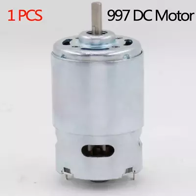 997 DC Motor 12V/24V Powerly High Speed 6000-12000RPM Silent Dual Axis Motor • $131.65