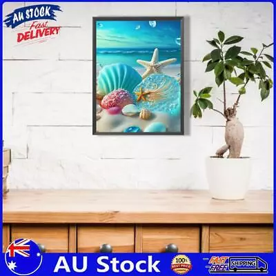 AU 5D DIY Full Round Drill Diamond Painting Beach Kit Art Home Decoration (B5921 • $9.69
