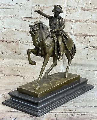 Pure Bronze Napoleon Bonaparte Sculpture Bust Museum Replica Reproduction • £139.95
