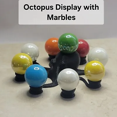 16mm Glass Marbles With Display See Photos - Lot #4343 • $5.99