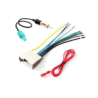 Aftermarket Car Radio Wiring Harness & Antenna Adapter Cable Chrysler For Dodge • $14.24