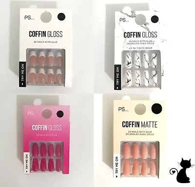 Primark False Nails COFFIN 🐾 New • £4.79