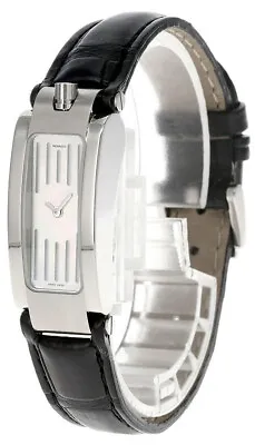 MOVADO 15.5MM Mother Of Pearl Dial Black LTHR Women's Watch 84-H4-1400.S • $870