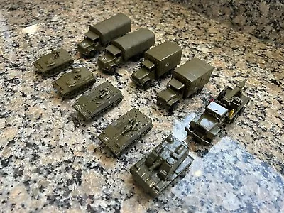 DBGM ROCO Truck Tank Lot #5 Ho Scale Military Miniature Lot 1/87 FREE SHIPPING!! • $35