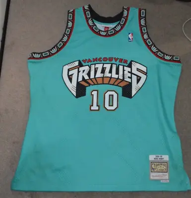 Mike Bibby Vancouver Grizzlies Mitchell & Ness 1998-99 HWC Swingman Jersey 2XL • $49.95