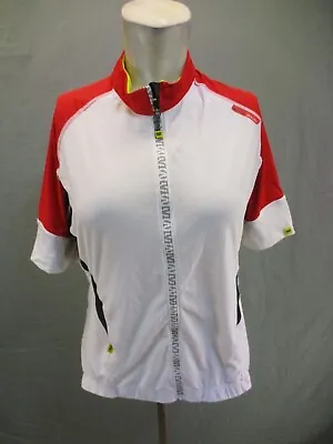 Mavic Size XL Womens Multicolor Short Sleeve Stand Collar Cycling Jacket 780 • $24.99