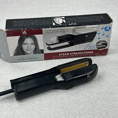 Vidal Sassoon Hair Steam Straightener VS2012A Incomplete No Detangling Comb • $12.66