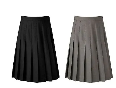 £17.99 • Buy New Ladies Top Knife Pleated Uniform Skirt All Round Stitch Skirt