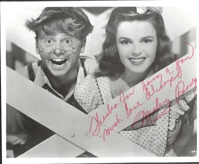 Mickey Rooney - Autographed Signed Photograph • $240
