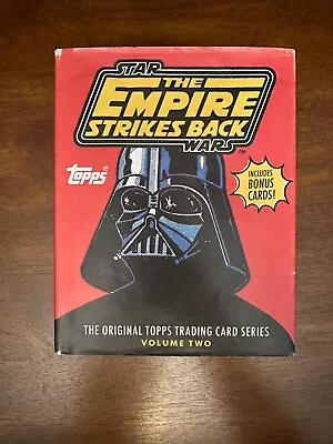 THE EMPIRE STRIKES BACK Original Topps Trading Card Series Volume Two 2 Book • $41