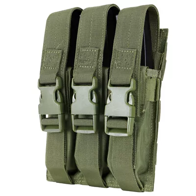 MOLLE Triple MP5 Magazine Pouch Flap PAL - OD Green  • $21.77