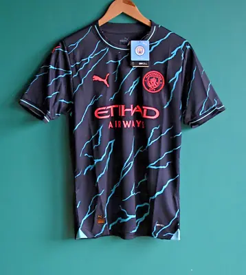 2023-24 Manchester City 3rd Shirt - Official Puma DRYCELL - Size M • £59.99