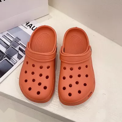 Women Summer Casual Work Flat Clog Beach Summer Hospital Pool Shoes Ladies Size- • £6.99