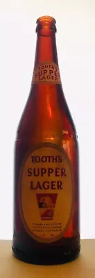 VINTAGE BOTTLE AMBER BROWN BEER  ‘NSW BOTTLE COMPANY’ BOTTLE 26Oz 1943 Label • $35.99