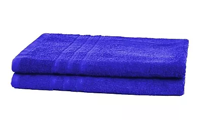 2X Jumbo Extra Large Beach Towels | 100% Cotton | Best Holiday Bath Sheets BLUE • £18.99