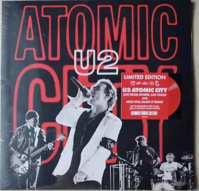 U2 Atomic City (Live At Sphere Las Vegas) 10  RED Color Vinyl RSD 2024 NEW • $45