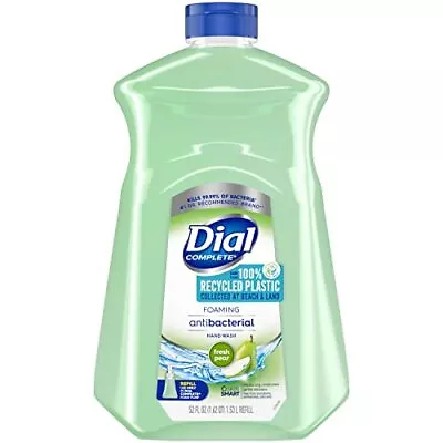 Dial Complete Antibacterial Foaming Hand Soap Refill Fresh Pear 52 Fl Oz • $16.91