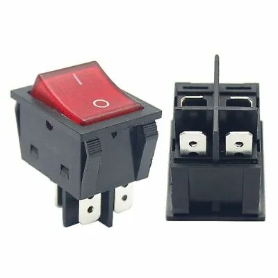 30A 35A 40A  High Current Welding Machine Rocker Switch ON/OFF KCD4-201N-B - RED • $54.99